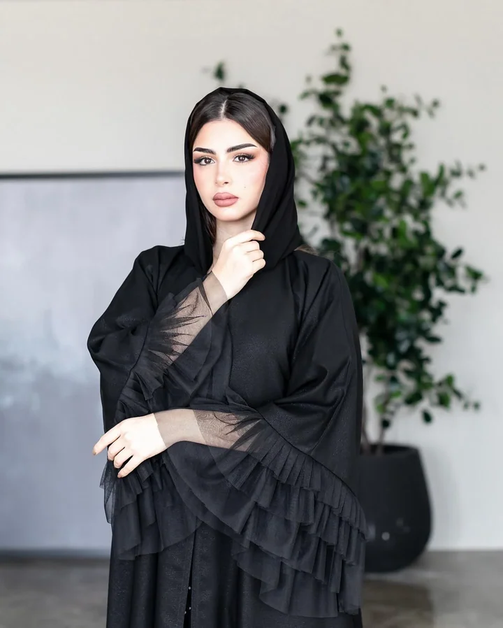 عباية كريب بقصة كلوش — HDB094