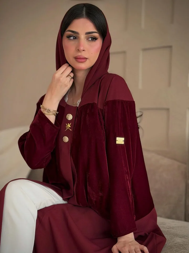 عباية كريب — ND1-MAROON